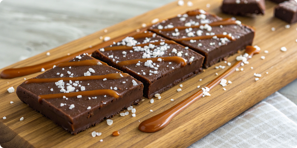 Salted caramel chocolate bars