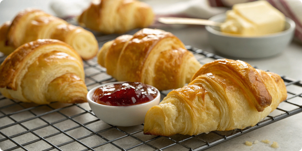 Mini croissant varieties
